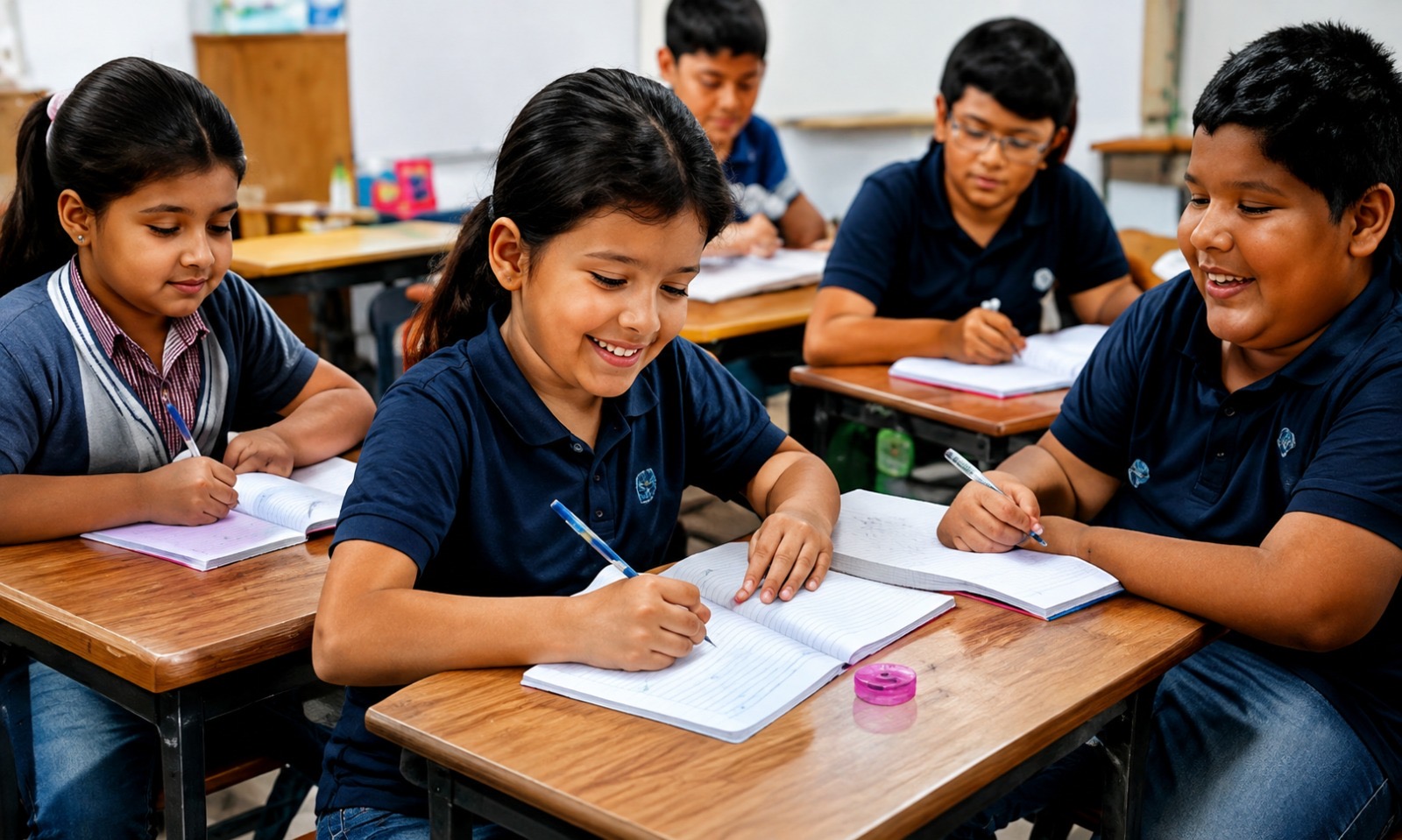 Students learning